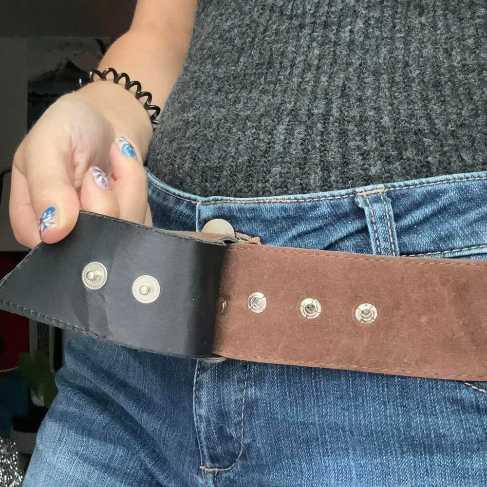 Unbranded Women's Brown and Tan Belt